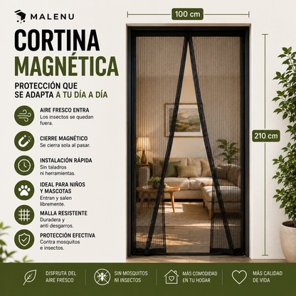 MosquiShield™ Cortina Magnética Antimosquitos — Disfruta del Aire Fresco Sin Mosquitos