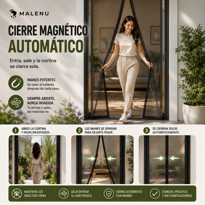 MosquiShield™ Cortina Magnética Antimosquitos — Disfruta del Aire Fresco Sin Mosquitos