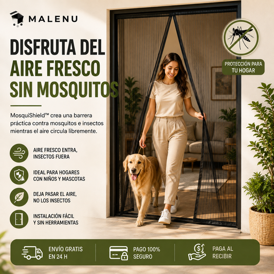 MosquiShield™ Cortina Magnética Antimosquitos — Disfruta del Aire Fresco Sin Mosquitos
