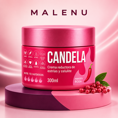 CANDELA – Crema Corporal Reductora de Estrías y Celulitis