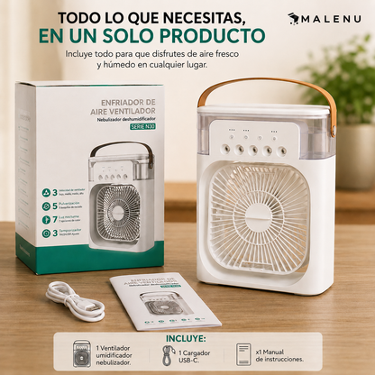 💨 AquaBreeze™ Ventilador Humidificador Premium 3 en 1 | Disfruta un ambiente fresco y confortable 🔥