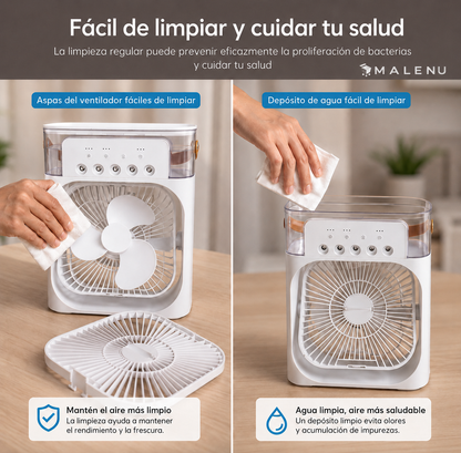 💨 AquaBreeze™ Ventilador Humidificador Premium 3 en 1 | Disfruta un ambiente fresco y confortable 🔥