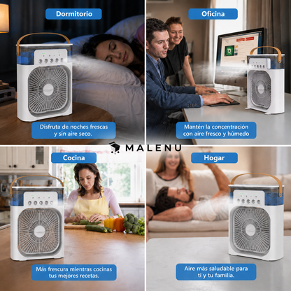 💨 AquaBreeze™ Ventilador Humidificador Premium 3 en 1 | Disfruta un ambiente fresco y confortable 🔥
