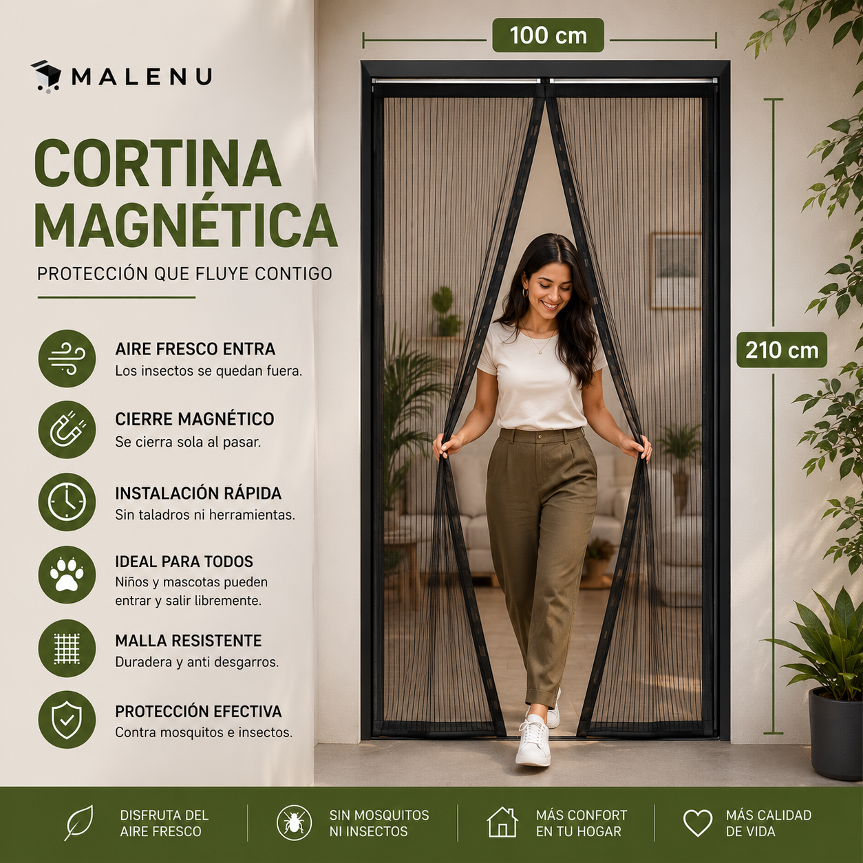 🦟 MosquiShield™ Cortina Magnética Antimosquitos - Protección Total para tu Hogar 🔥