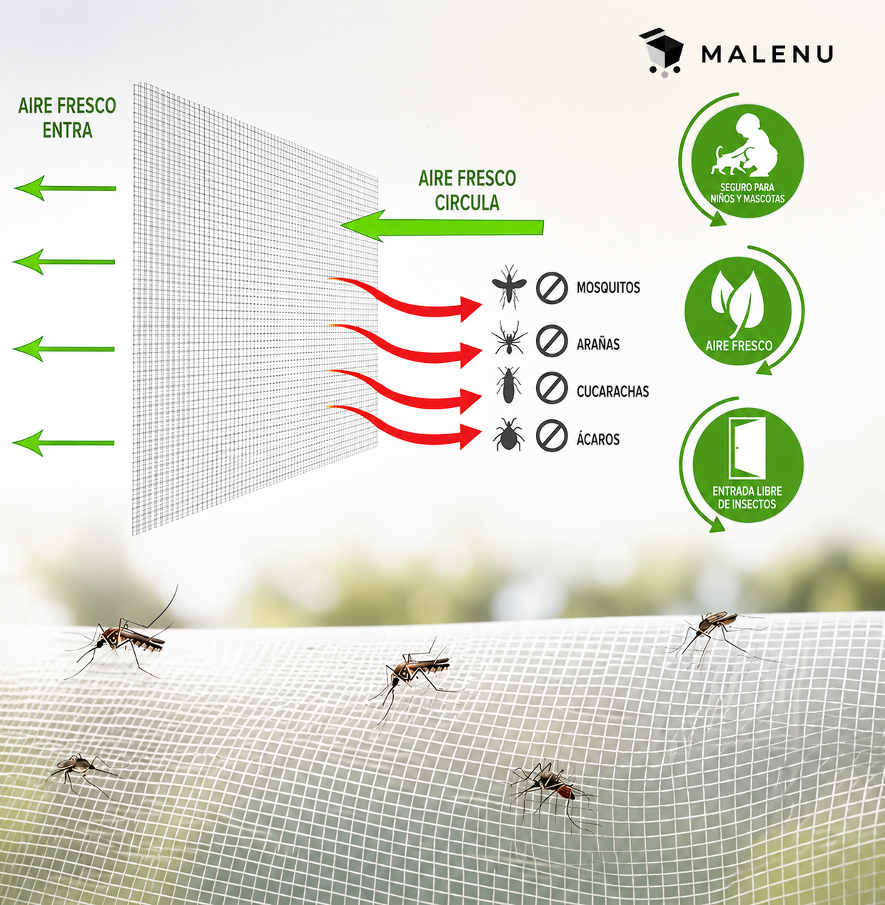 🦟 MosquiShield™ Cortina Magnética Antimosquitos - Protección Total para tu Hogar 🔥
